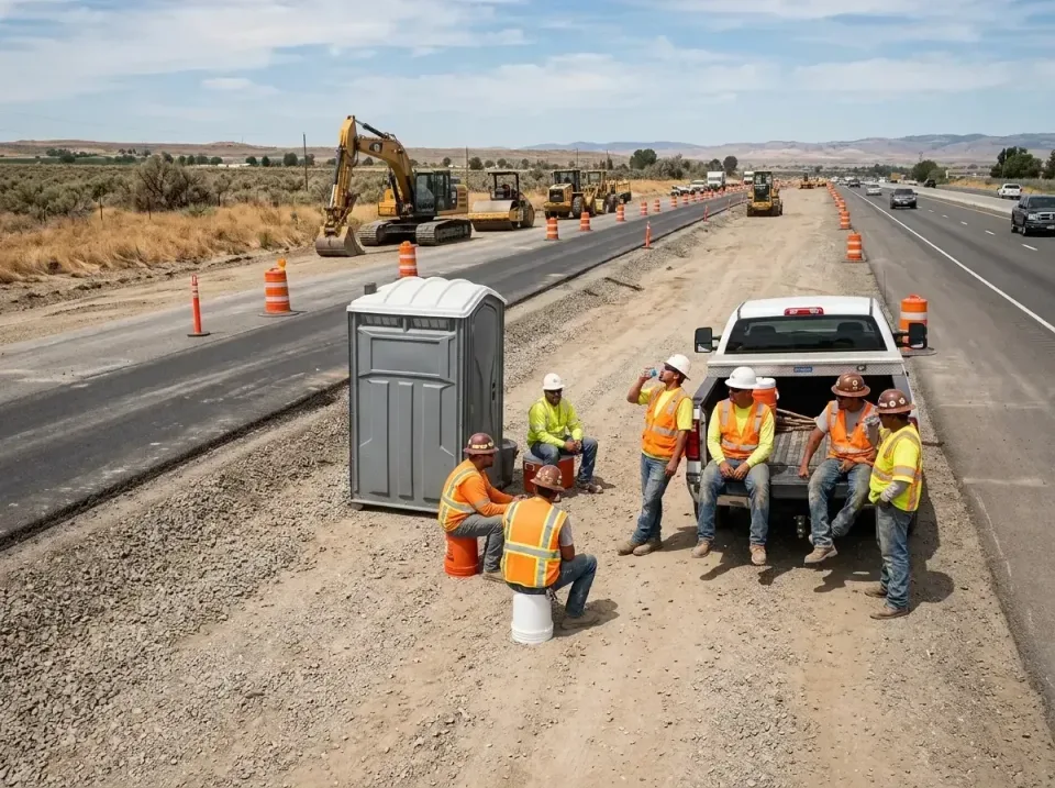 highway-road-construction-crew-007 — frequently asked questions, Porta Potty and Restroom Rentals in Carson, CA